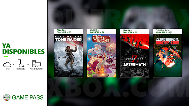 Zombies, Lara Croft y más... 4 nuevos juegos ya disponibles en Game Pass