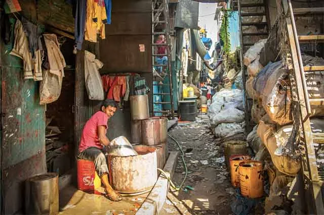 Dharavi le bidonville de Mumbai