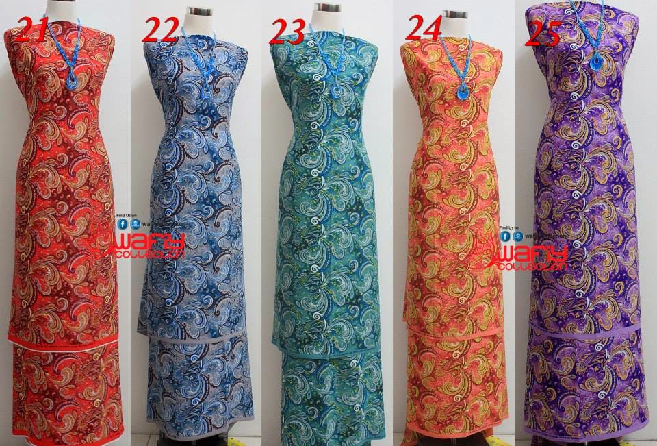  SOLD OUT KAIN  SUTERA KOREA  PAISLEY