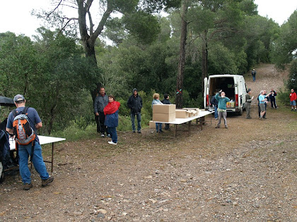 Esmorzant al Coll de Grua