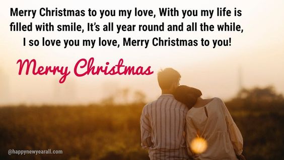 Romantic Christmas Message for boyfriend