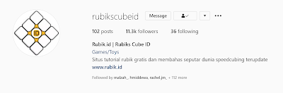 instagram rubik's cube indonesia