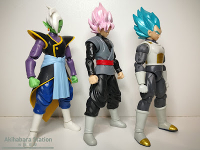 Review de las Dragon Stars Series vol.4; Super Saiyan Blue Vegeta, Super Saiyan Rosé Goku Black y Zamasu 