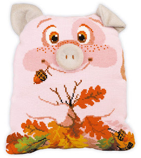 Cross-stitch Riolis 1748 «Piglet Cushion»