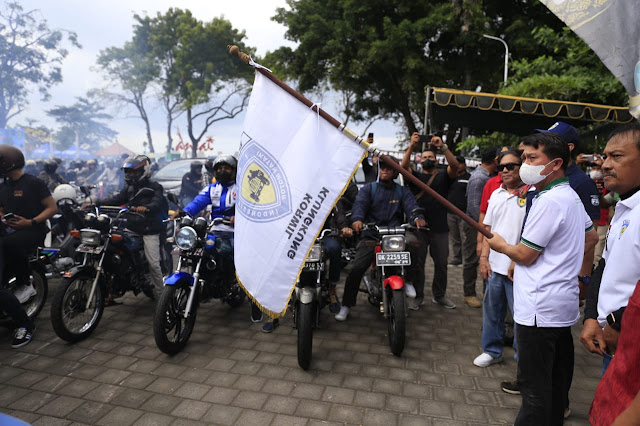  Bupati Suwirta Lepas Peserta Touring Motor Wisata Klungkung