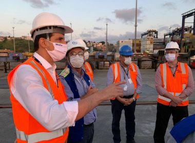 Em Salvador, secretário-executivo do MInfra visita Codeba, Porto de Aratu e aeroporto 