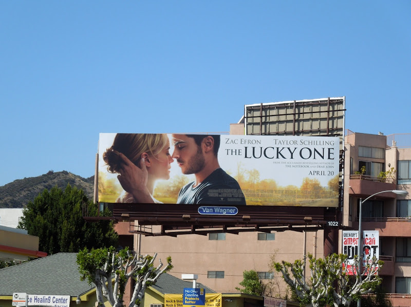Zac Efron The Lucky One billboard