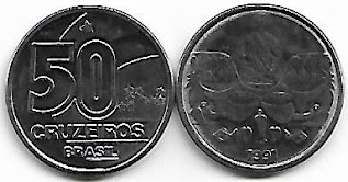 Moeda de 50 Cruzeiros, 1991