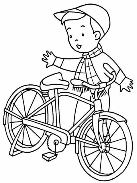 Printable Bike Bmx Coloring Page For Kids 6
