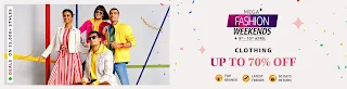 Amazon Mega Fashion Weekend Sale - Up to 70% off | 9th and 10th April. Designerplanet
