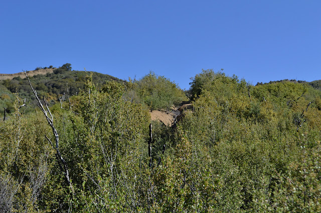 rut going up a hill