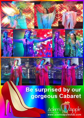 Let yourself be enchanted by our gorgeous cabaret from the Adams Apple Club