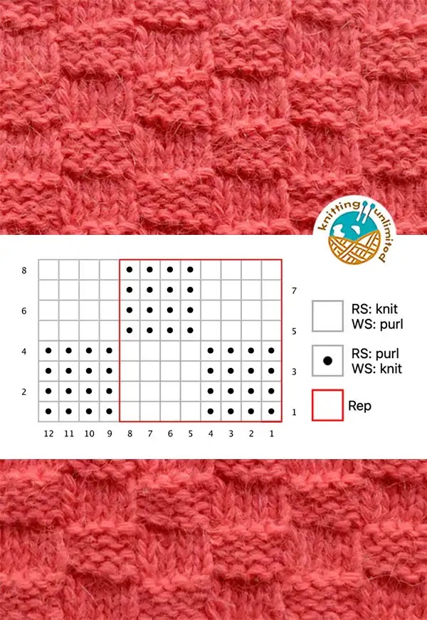 If you're a beginner who's looking for an easy stitch to practice your knitting skills, the Basketweave stitch is a great option.