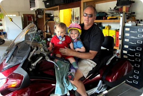 Elaine's first Motorcycle Ride