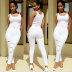 Hamisa Mobetto, All White look