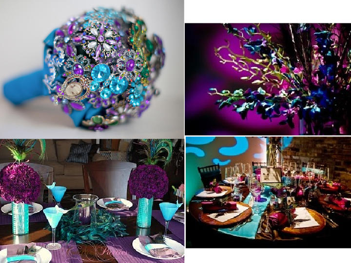 Inspiration Purple Tiffany Blue Posted by FairyTaleEventsofNY at 1116 