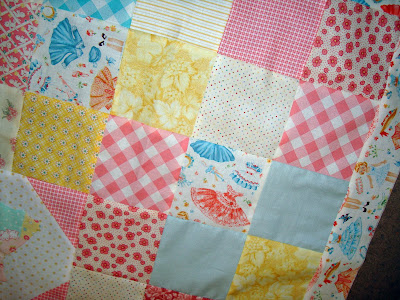 Cute Baby Girl Quilt Patterns on Baby Quilt Top Done