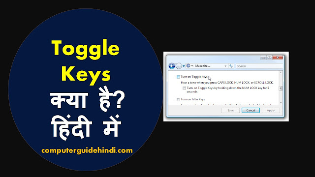 टॉगल की क्या है? हिंदी में [What is Toggle Key? in Hindi]