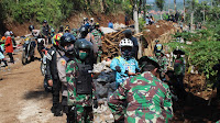 Dandim 0611/Garut, Kapolres Garut dan Wakil Bupati Garut Kunjungi Lokasi TMMD di Batukarut