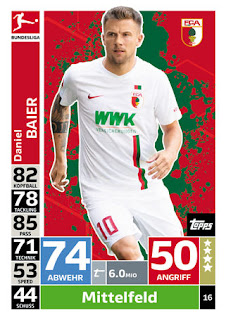 Match Attax Bundesliga 2018-2019 FC Augsburg