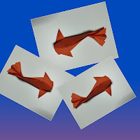 pez koi origami