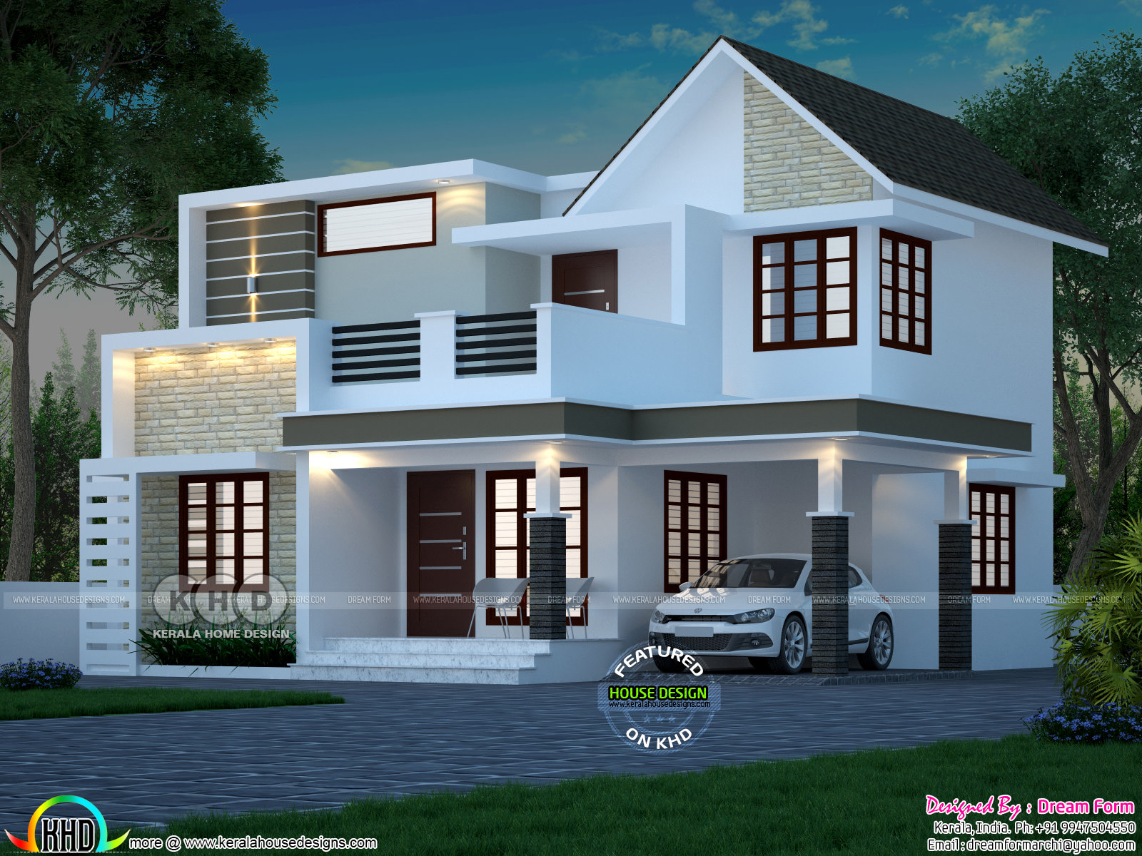  Kerala  home  design and floor plans 