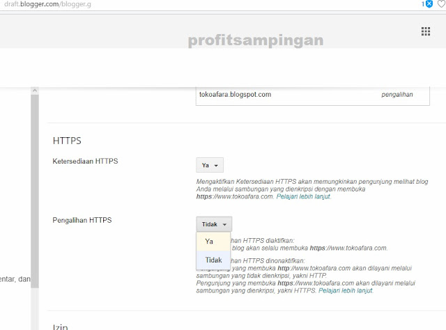 Cara Merubah Protokol Http Menjadi Https Pada Custom Domain Blogspot