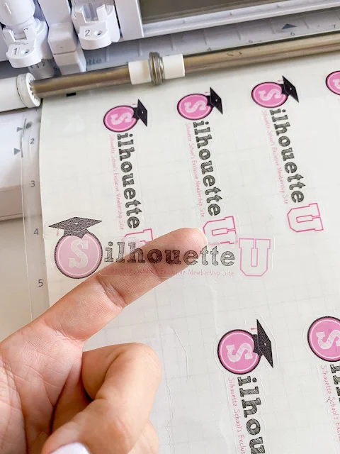print and cut, sticker paper, online labels, trace tool, silhouette studio v4