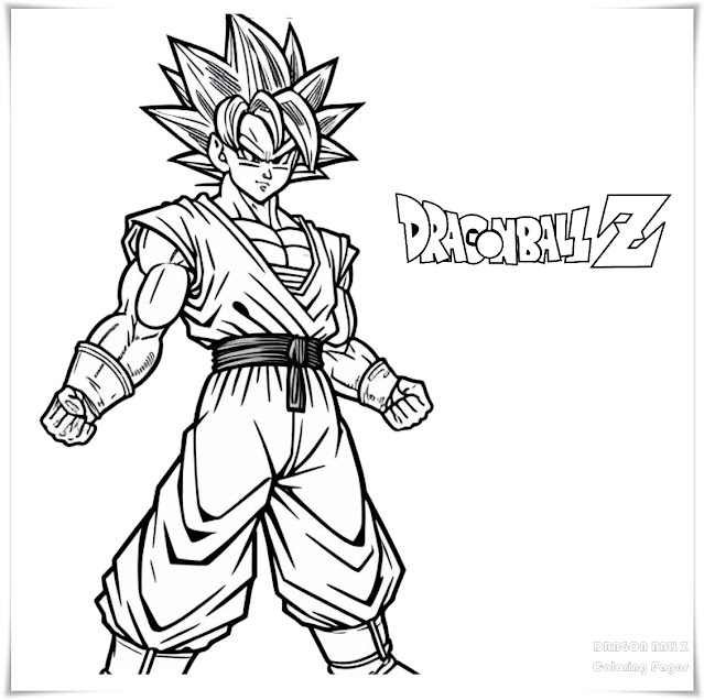 Dragon Ball Z Coloring Pages, Free, Printable, Piccolo, Goku, Vegeta, Gohan, Anime, Coloring Pages