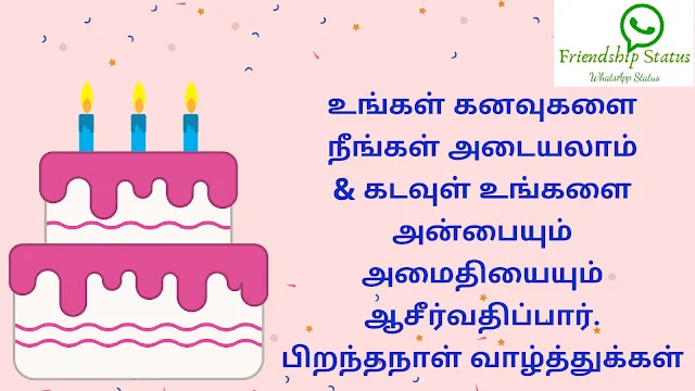 Birthday Wishes Tamil