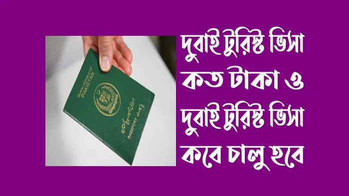 দুবাই-টুরিস্ট-ভিসা-কত-টাকা