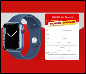 Promoção Saquinho Premiado 2023 Apple Watch 7