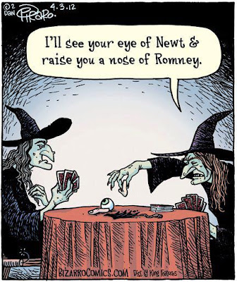 I'll see your eye of Newt and raise you a nose of Romney...