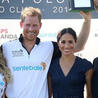 #RoyalFamily; Duke and Duchess of Sussex #MeghanMarkle and #PrinceHarry pack on #PDA as they step out for a day of Polo in Berkshire