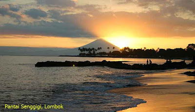 Sunset Pantai Senggigi, Lombok