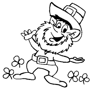 free coloring pages, leprechaun coloring pages