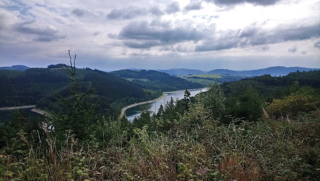 Sauerland wandern Wetter blog Meschede Hennesee Caller Schweiz Homert X22 Kurkölner Weg X23 Schieferweg