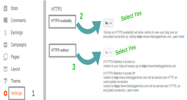 HTTPS availability