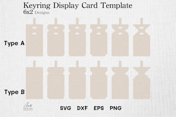 Free Keyring Display Card SVG Cut File - SVG Cut Files for Download