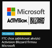 FTC chce zablokovat akvizici Activision Blizzard firmou Microsoft - AzaNoviny