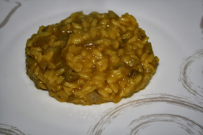 risotto con topinambour e zafferano