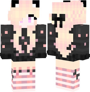 Skin Minecraft Girls fashion Dress Rock - meninas na moda roqueiras Download