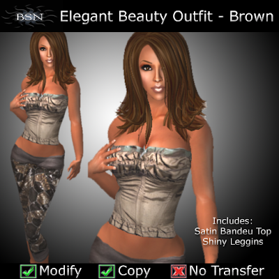 BSN Elegant Beauty Outfit - Brown