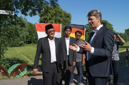 Dikota Hildesheim Jerman, Wako Hendri Septa Diundang Khusus Peresmian Jembatan "Padang Brucke"