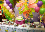 Tinkerbell Dessert table
