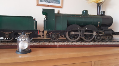 Case is completed and in the display case along side Steam Train model looks great.