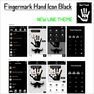 Fingerprint Hand Tema Line