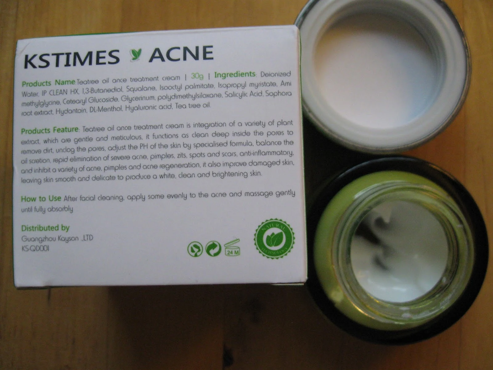 Review: Tea tree oil Acne Treatment Cream KSTIMES