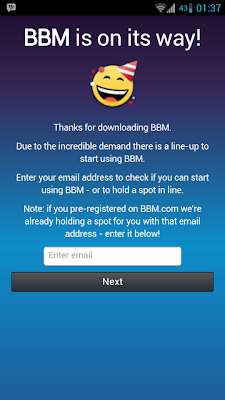 Aplikasi BBM for Android dan iPhone