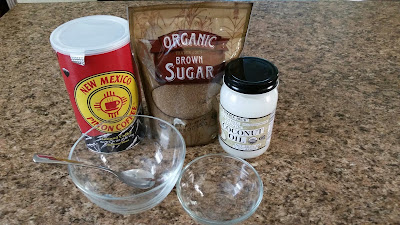 Recipe for coffee and sugar hand scrub